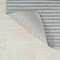 Jonathan Y Aarhus High-Low Minimalist Scandi Striped Blue/Ivory 5 ft. x 8 ft. Indoor/Outdoor Area Rug SCN102E-5 - alternate 3