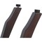 Homeroots 24" Dark Brown Teak Shower Bench With Shelf 376686 - alternate 2