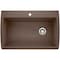 Blanco Diamond Super Single Dual Deck, Cafe Brown 440192 - alternate 1