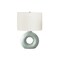 Monarch Specialties Lighting, 24"h, Table Lamp, Green Ceramic, Ivory / Cream Shade, Contemporary, Modern I 9671 - alternate 1