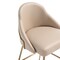 Manhattan Comfort Gracie Barstool in Tan and Gold BS022-GTN - alternate 2