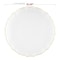 Smarty Had A Party 10.25" Clear with Gold Rim Round Lotus Plastic Dinner Plates, 120PK 8840-CASE - alternate 3