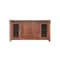 Homeroots 70" Brown Solid Wood Cabinet Enclosed Storage Distressed TV Stand 528730 - alternate 1