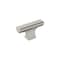 Amerock Status 2 inch (51mm) Length Satin Nickel Cabinet Knob, 10PK 10VMP36836G10 - alternate 1