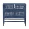 Bali & Pari Vivan Natural Rattan Storage Cabinet, Navy Blue 272-14898-ZORO - alternate 3