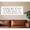 Homeroots God Bless America 5 White Framed Print Wall Art 407589 - alternate 2