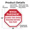 Signmission Whoa Pardner! Closed Toes Shoes Req, 18 Inch X 18 Inch, Plastic Sign OC-P-18-40 - alternate 2