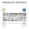 Signmission Auto Repair Center Foreign and Domestic, 48 Inch x 120 Inch, Vinyl Banner B-120-30471 - alternate 2