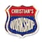 Signmission Christian's Workshop, 6 inch X 6 inch, Plastic Sign, 2PK SHI-P-2PACK-6-489-CHRISTIAN - alternate 1