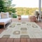 Homeroots 5' X 8' Beige Taupe And Tan Geometric Washable Indoor Outdoor Area Rug 616797 - alternate 2