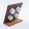Homeroots Free Standing 6.00in Wood Coffee Storage & Accessories 478225 - alternate 1