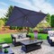 Pure Garden 10 Rectangular Patio Umbrella, Navy 50-LG1276 - alternate 2