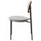 Leisuremod Euston Wicker Dining Chair with Velvet Round Seat, Grey EC17GR - alternate 2