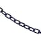 Mr. Chain 1" x 25' Cobalt Blue Plastic Safety Chain 10066-25 - alternate 1