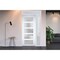Vdomdoors Front Exterior Prehung FiberGlass Door Frosted Glass / Manux 8002 White Silk / Sidelight and Transo MANUX8002EXD-WS-W36+16 x H80+14-RH - alternate 2