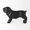 Homeroots 8" Black Polyresin Dog Tabletop Sculpture 392392 - alternate 3