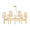 Hudson Valley Lighting Bridgeton 9 Light Chandelier in Aged Brass 1779-AGB - alternate 1
