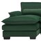 Homeroots 55" Green Fabric Modular USB Sleeper Sofa 568295 - alternate 2