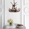 Jonathan Y Nelle 18" Adjustable Resin Antler 3-Light LED Chandelier, Brown JYL6304A - alternate 5