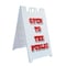 Signmission Open To The Public, A-Frame & 2 Decals Installed, Heavy-Duty Plastic Frame SBHD-D-2436-Open To The Public - alternate 1