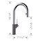Blanco Urbena Pull-Down 1.5 GPM, Chrome/Cinder 526395 - alternate 3