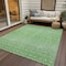 Homeroots 8' X 10' Green And Mint Green Tribal Washable Indoor Outdoor Area Rug 582599 - alternate 3