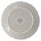 Modern Southern Home Capri 6 Piece 11 Inch Stoneware Embossed Dinner Plate Set in Grey 750120978M - alternate 2