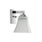Jonathan Y Staunton 5" 1-Light Farmhouse Cottage Metal LED Vanity Light with Frosted Glass Shade, Chrome JYL7522B - alternate 2