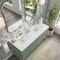 James Martin Vanities Breckenridge 60 in. Double Vanity, Smokey Celadon, w/ 3 CM Eternal Jasmine Pearl Quartz Top 330-V60D-SC-3EJP - alternate 2