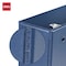 Deli Std Duty View Binder 2in, Letter, D-Ring, PVC-Free, Navy, 6PK CF569-DB - alternate 2