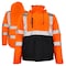 Dome75 Hi-Vis Chore Coat, 300 Denier Polyester, Class ANSI/ISEA 107-2020 Class 3 Type R, MD DJC3632 - alternate 1