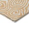 Homeroots 9' X 12' Peach And Ivory Abstract Washable Indoor Outdoor Area Rug 598996 - alternate 2