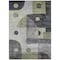 Homeroots 8' X 10' Artichoke Green Gray And Charcoal Geometric Washable Indoor Outdoor Area Rug 604393 - alternate 4