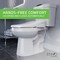 Anzzi Electric Bidet Seat for Elongated Toilets with Auto Lid, Heated, and Remote TL-AZEB107UWH - alternate 2