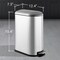 Happimess Roland Mini 2.6-Gallon Step-Open Trash Can, Platinum Silver HPM1009A - alternate 2