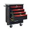 Wrightmaster 22 in. W x 13.6 in. D 5-Drawer Metal Roller Cabinet Tool Chest in Black ZR-245250 - alternate 2