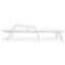 Leisuremod Marlin Patio Chaise Lounge Chair with Armrests in White Aluminum Frame, White, 2PK MLAW-77W2 - alternate 2