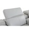 Homeroots Light Gray Italian Leather Power Reclining U Shaped Five Piece Corner Sectional With Console 532760 - alternate 2