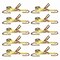 Tie 4 Safe 3'' x 30' Ratchet Strap w/ Chain Extension. WLL: 5,400 LBS Yellow, 10PK RT20R-1530-F87-Y-10 - alternate 1