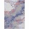 Homeroots 5' X 8' Blush And Gray Abstract Washable Indoor Outdoor Area Rug 631874 - alternate 3