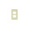Pass & Seymour Outlet Wallplate, 3-3/4 in L, 3-1/2 in W, 1 -Gang, Nylon, Ivory TPJ8ICC70 - alternate 1