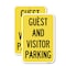 Signmission Guest and Visitor Parking, 12'' X 18'' 2 Signs, Heavy Gauge Aluminum, 2PK A-1218-2PACK-23933 - alternate 1