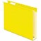 Pendaflex Extra Capacity Reinforced Hanging File Folders, 2" Capacity, Letter Size, 1/5-Cut Tabs, Yellow, 25PK PFX4152X2YEL - alternate 2