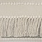 Homeroots Set of Two Beige Striped Cotton Throw Pillow With Fringe, 2PK 554567 - alternate 1