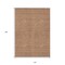Homeroots 10' X 14' Copper And Beige Geometric Washable Indoor Outdoor Area Rug 594502 - alternate 2