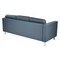 Office Star Products Pacific Sofa Couch, Blue PAC53-R105 - alternate 2