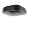 Jonathan Y Rafael 17.7" Integrated LED Metal Flush Mount Ceiling Light, Black JYL7207B - alternate 3
