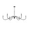 Z-Lite Toussant Matte Black  6 Light Chandelier 6103-63MB - alternate 2