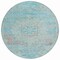 Homeroots 8' Sky Blue And Blush Round Medallion Washable Indoor Outdoor Area Rug 615742 - alternate 3