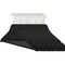 Nahanco 17in Black Rubber Wooden SlimLine Suit Hanger w/ Pant Bar, 50PK SL70817WB50 - alternate 2